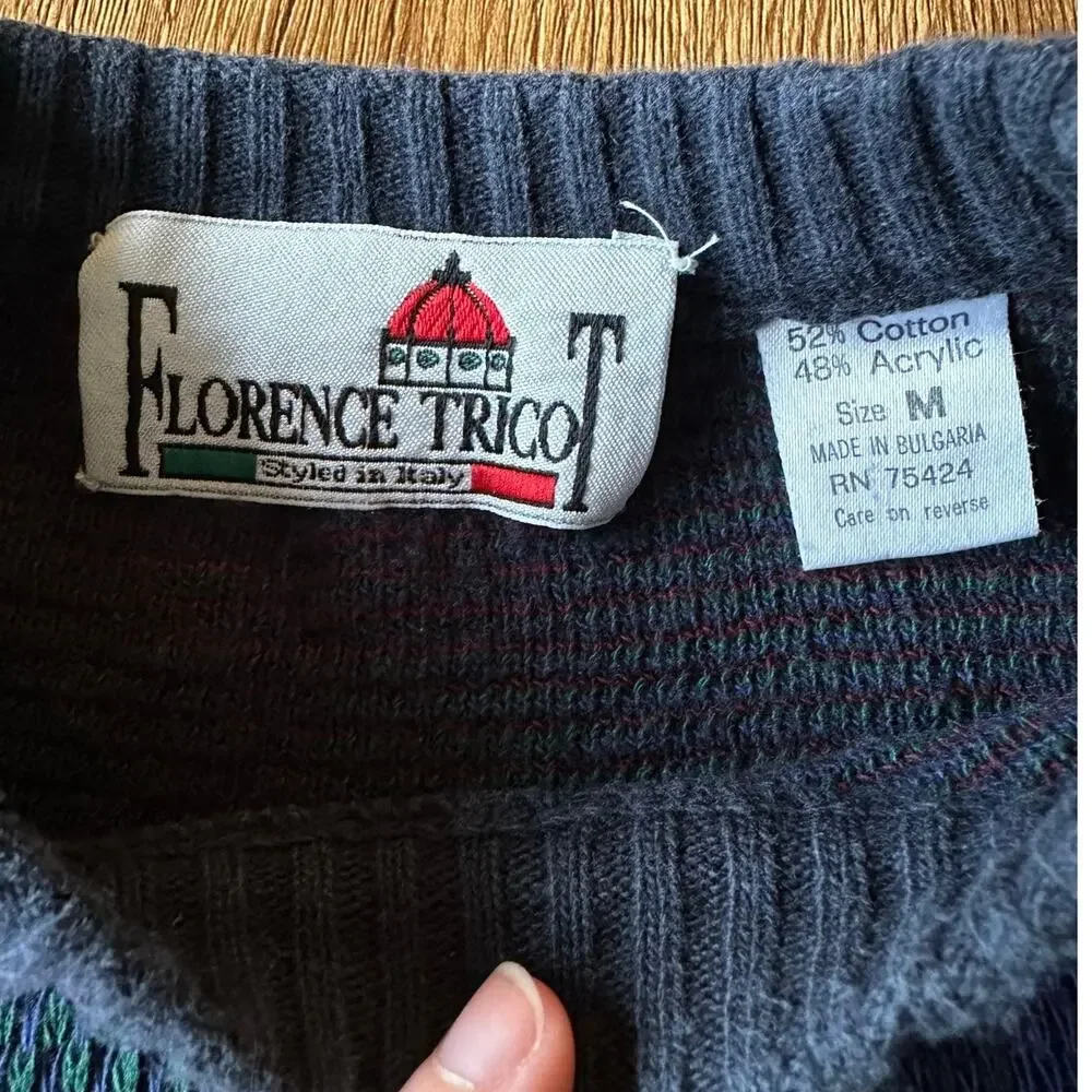 Florence Tricot Vintage Men's Sweater Size Medium